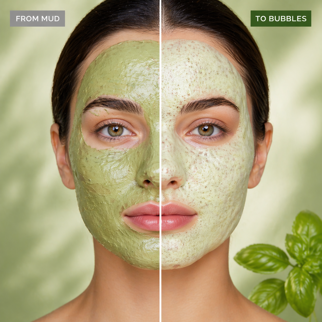 Holy Basil Bubble Deep Cleanse Mask