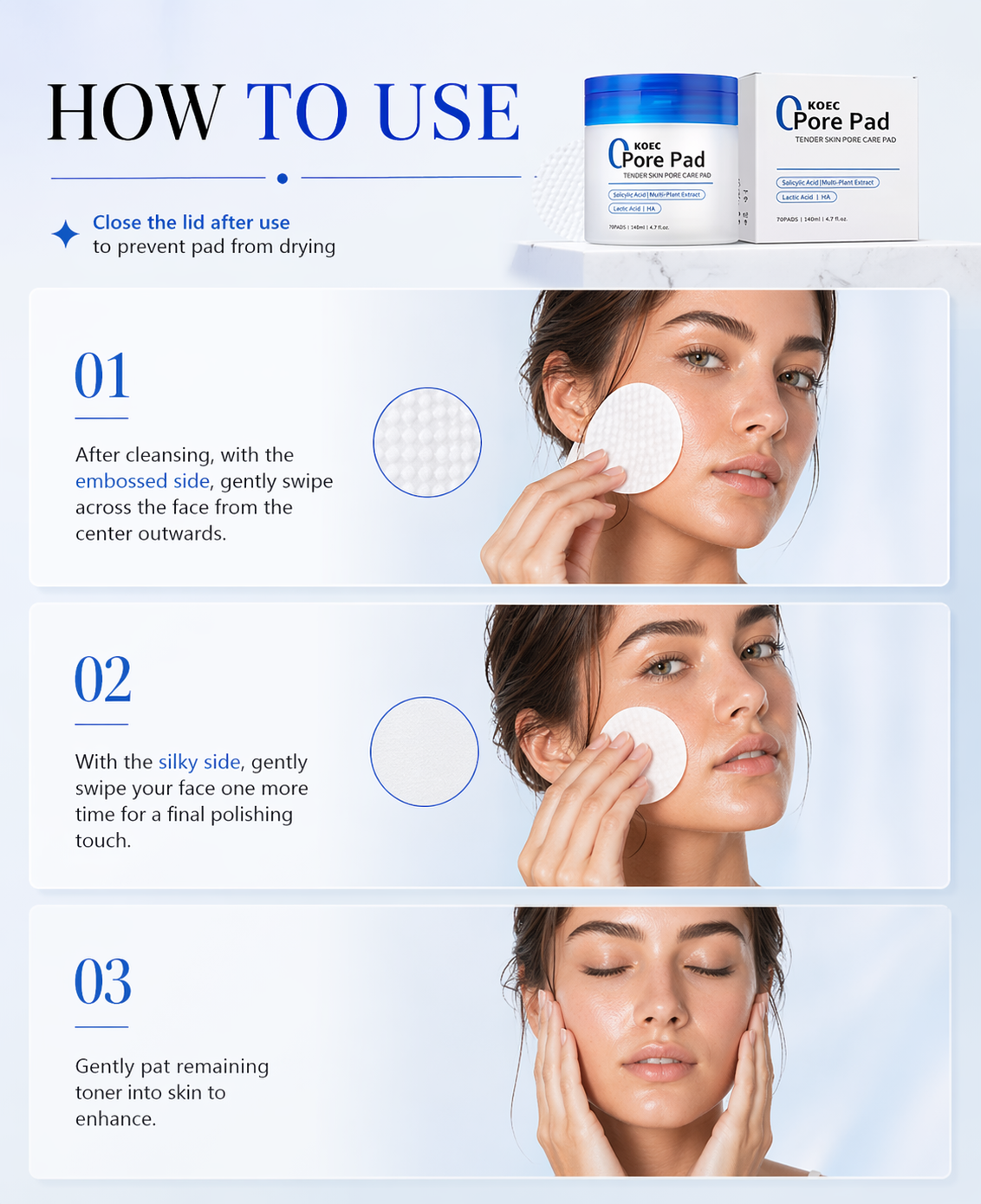 Tender Skin Pore Care Pad