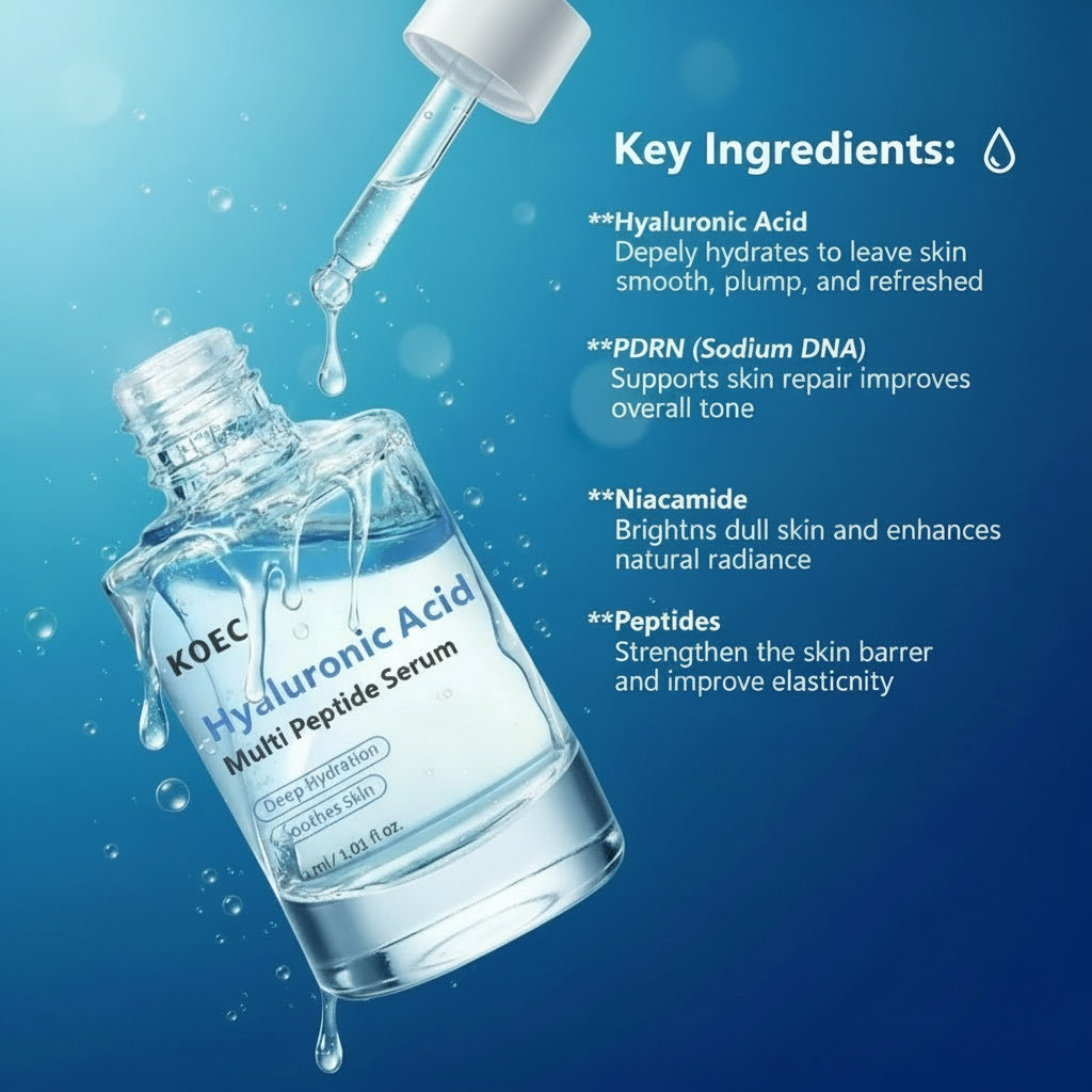 KOEC Hyaluronic Acid Peptide Serum